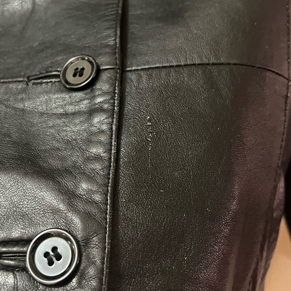 Vera Pelle Made in Italy Genuine Leather Blazer Jacket Size 46 - Picture 2 of 10